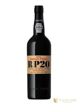 Rượu vang Ramos Pinto 20 năm – port, Douro, Bồ Đào Nha, 750ml
