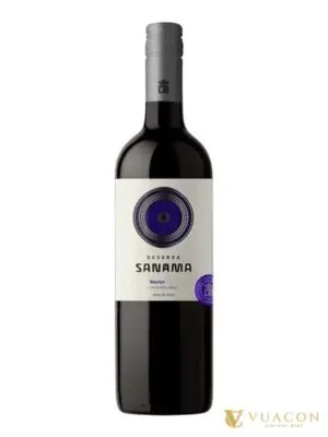 Rượu vang Sanama Reserva Merlot – Chile, 750ml