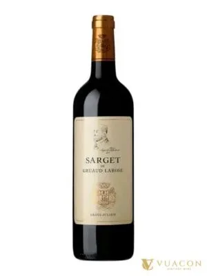 Rượu vang Sarget de Gruaud Larose – Bordeaux, Pháp, 750ml