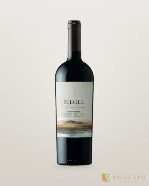 Rượu vang Siegel Single Vineyard Carmennere – chai chính hãng tại Vua Cồn