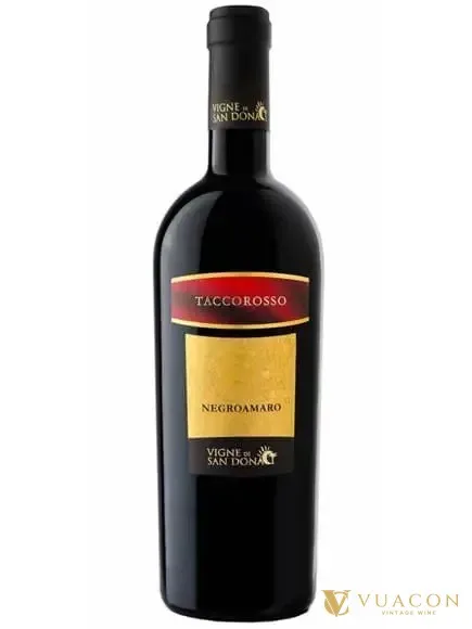 Rượu vang Taccorosso Negroamaro – Puglia, Ý, 750ml