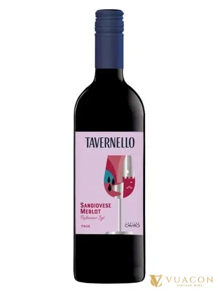 Vang Tavernello Rubicone Red, vang Ý giá rẻ