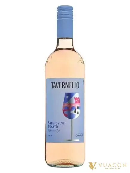 Rượu vang Tavernello Sangiovese Rosato – Ý, 750ml
