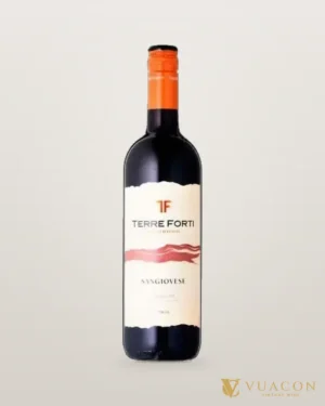 Rượu vang Terre Forti Sangiovese Vang Ý – chai chính hãng tại Vua Cồn