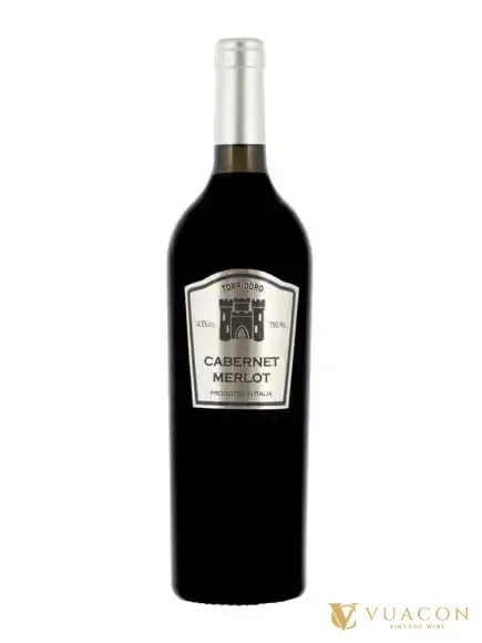 Rượu vang Torri D’oro Cabernet – Merlot – Ý, 750ml