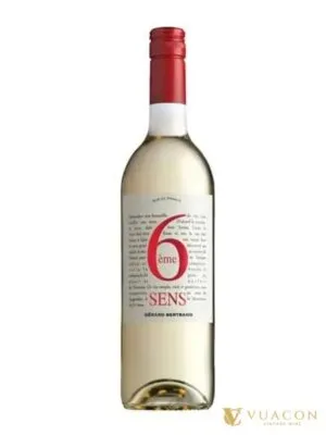 Rượu vang trắng Gerard Bertrand 6eme Sens White – Languedoc, Pháp, 750ml