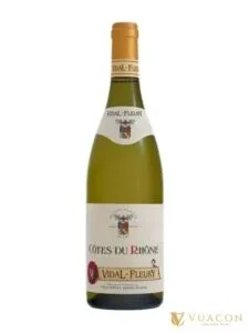 Rượu vang Vidal Fleury Cotes Du Rhone Blanc – Côtes du Rhône, Pháp, 750ml
