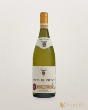 Rượu vang Vidal Fleury Cotes Du Rhone Blanc – chai chính hãng tại Vua Cồn