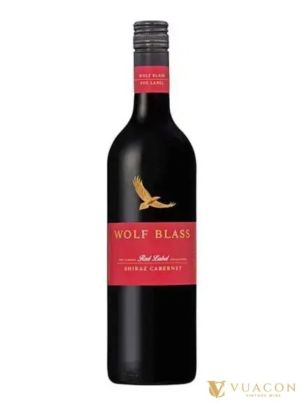 Wolf Blass Red Label Shiraz Cabernet, vang Úc nhãn đỏ