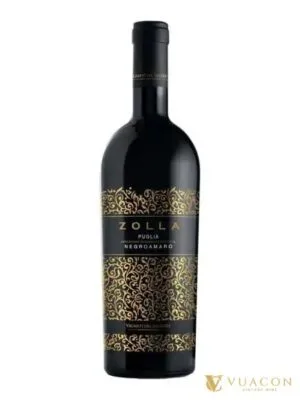 Rượu vang Zolla Negroamaro – Puglia, Ý, 750ml