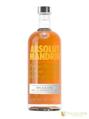 Rượu Vodka Absolut Mandrin (Cam) – Thụy Điển, 750ml