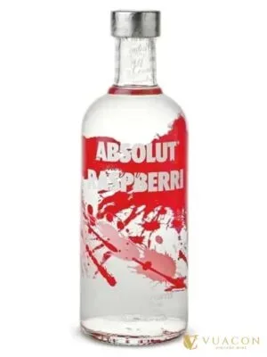 Rượu Vodka Absolut Raspberri (Dâu) – Thụy Điển, 750ml