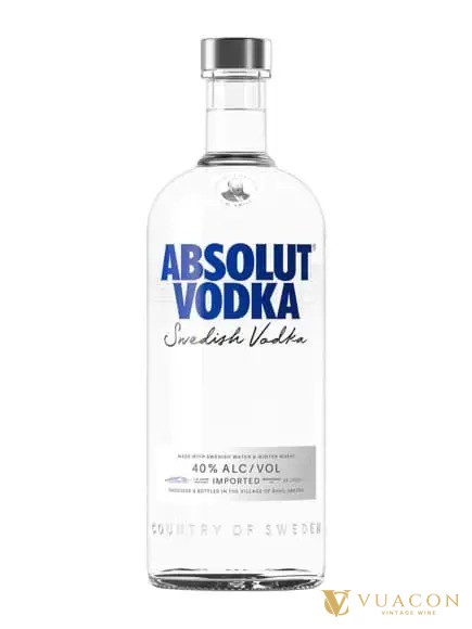 Chai vodka Absolut 750ml, ví dụ dễ hiểu cho câu hỏi vodka là gì