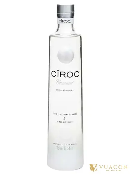 Rượu Vodka Ciroc Coconut – Pháp, 750ml