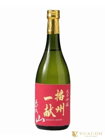 Sake Banshu Ikkon Aiyama Junmai Ginjo – Nhật Bản, 720ml