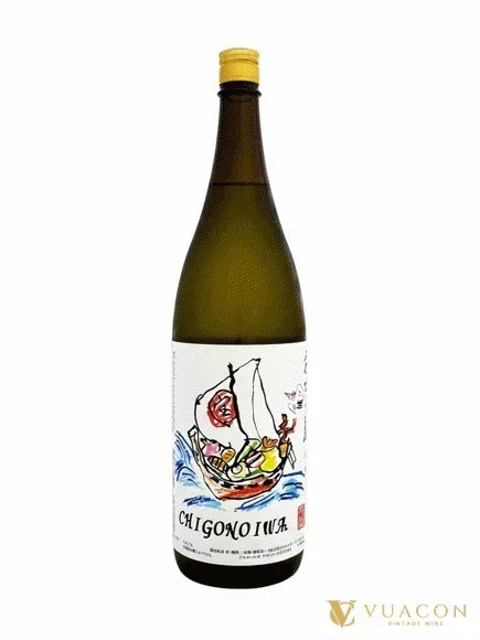 Sake Chigonoiwa Kasen Takarabune Label 1.8L – Nhật Bản, 1800ml