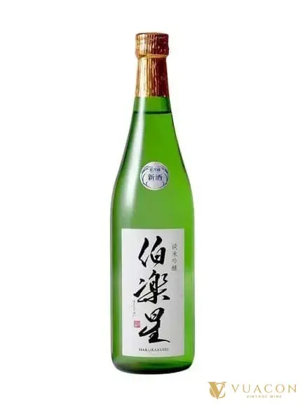 Sake Hakurakusei Junmai Ginjo – Nhật Bản, 720ml