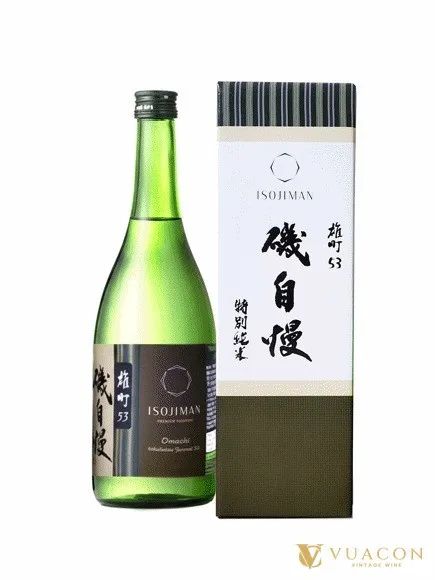 Sake Isojiman Tokubetsu Junmai Omachi 53 – Nhật Bản, 720ml
