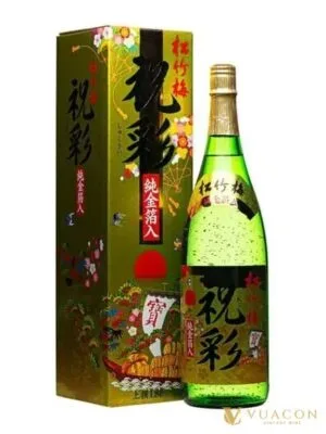 Sake mặt trời đỏ Takara – xanh 1.8L – Nhật Bản, 1800ml