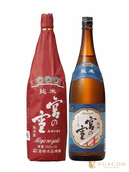 Sake Miyanoyuki Junmai 1.8L – Nhật Bản, 1800ml