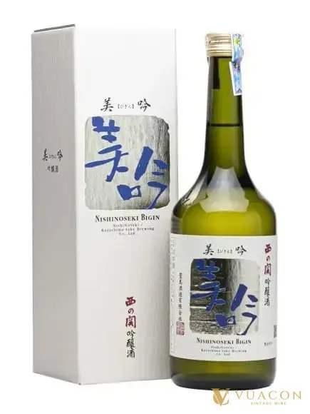 Sake Nishinoseki Bigin – ginjo, Nhật Bản, 720ml