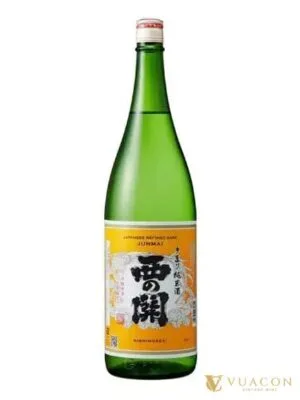 Sake Nishinoseki Junmai 1.8L – honjozo, Nhật Bản, 1800ml