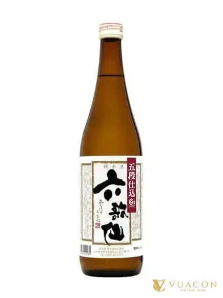 Sake Rokkasen Godanjikomi Junmai – junmai Ginjo, Nhật Bản, 720ml