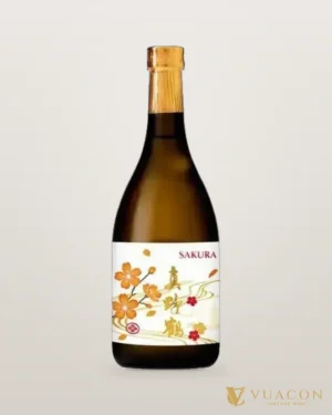 Sake Sakura Junmai – chai chính hãng tại Vua Cồn