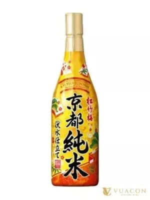 Sake Shochikubai Fushimizujitate Kyoto Junmai 1.8L – Nhật Bản, 1800ml