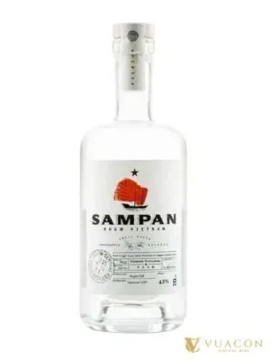 Sampan 43% – White Rhum Vietnam – rum, Việt Nam, 700ml
