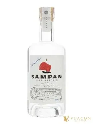 Sampan 54% – White Rhum Vietnam – rum, Việt Nam, 700ml
