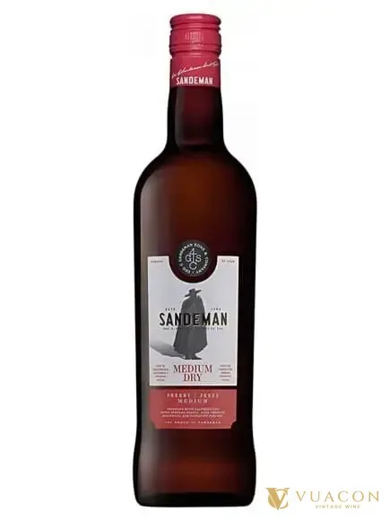 Sandeman Medium Dry Sherry – Tây Ban Nha, 750ml
