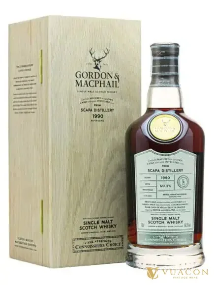 Scapa 1990 – 31 năm Gordon & MacPhail – cask Strength, Island, Scotland, 700ml