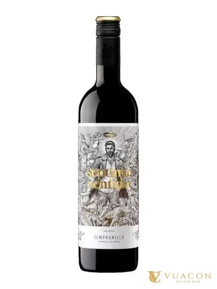 Septimo Sentido Tempranillo – Tây Ban Nha, 750ml – chai và nhãn