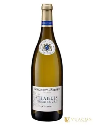 Simonnet Febvre Chablis 1er Vaillons – Burgundy, Pháp, 750ml