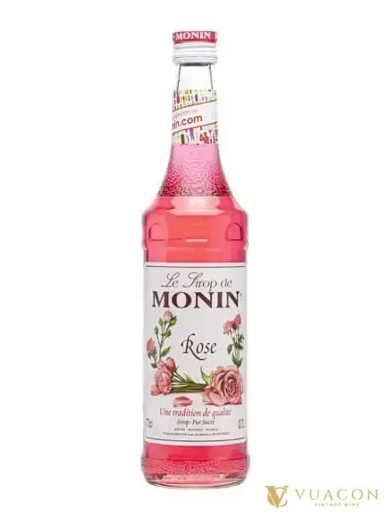 Siro Monin Rose – Hoa hồng – Pháp, 700ml