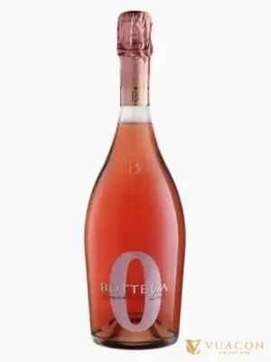Sparkling Bottega 0 Rose – sparkling Rosé, Ý, 750ml