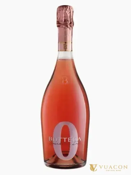 Sparkling Bottega 0 Rose – sparkling Rosé, Ý, 750ml