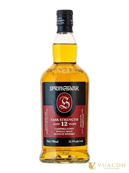 Springbank 12 năm – Cask Strength 2025 – Campbeltown, Scotland, 700ml