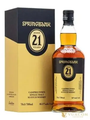 Springbank 21 năm – single Malt Scotch, Campbeltown, Scotland, 700ml