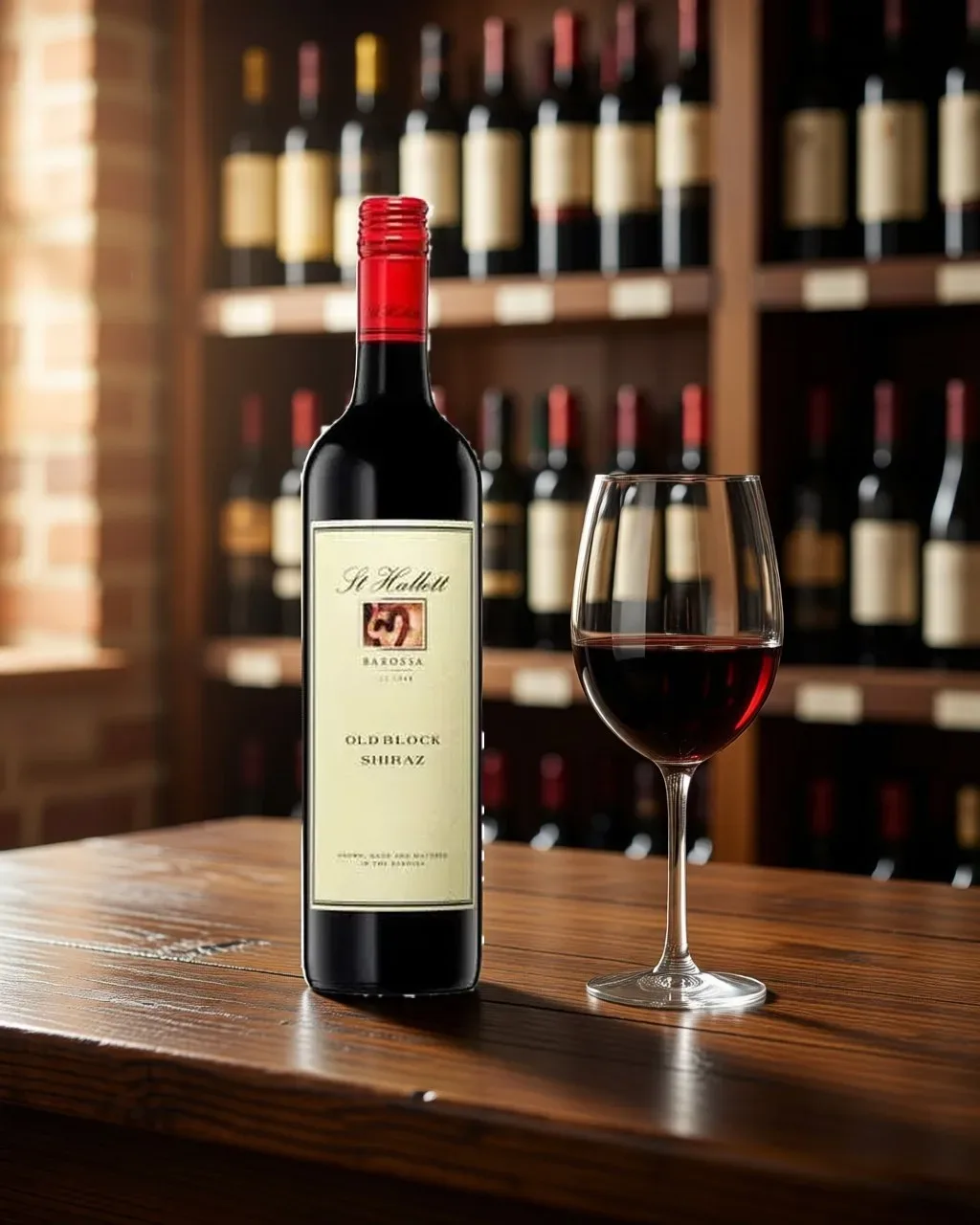 St Hallett Old Block – Barossa Valley, Úc, 750ml (ảnh bối cảnh)