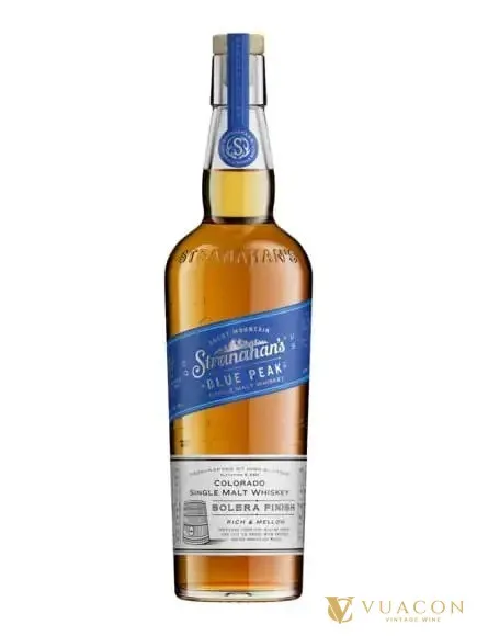 Stranahan’s Blue Peak – whiskey Mỹ, Colorado, Hoa Kỳ, 750ml