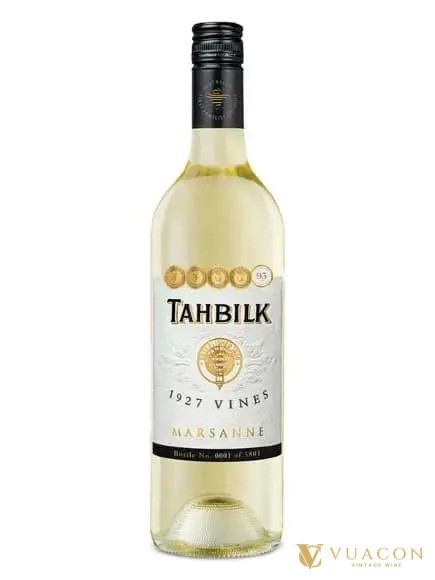 Chai Tahbilk 1927 Vines Marsanne nhãn trắng chữ đen