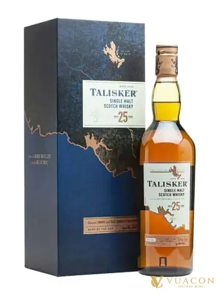 Talisker 25 năm – single Malt Scotch, Island, Scotland, 700ml