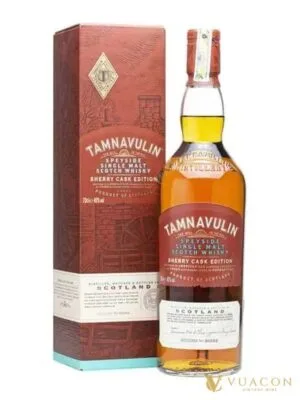 Tamnavulin Sherry Cask – single Malt Scotch, Speyside, Scotland, 700ml