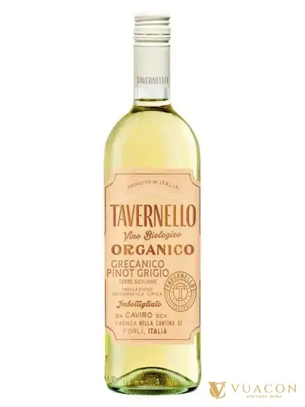 Tavernello Organico Grecanico Pinot Grigio Terre Siciliane – Ý, 750ml