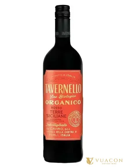 Tavernello Organico Rosso Terre Siciliane – Ý, 750ml