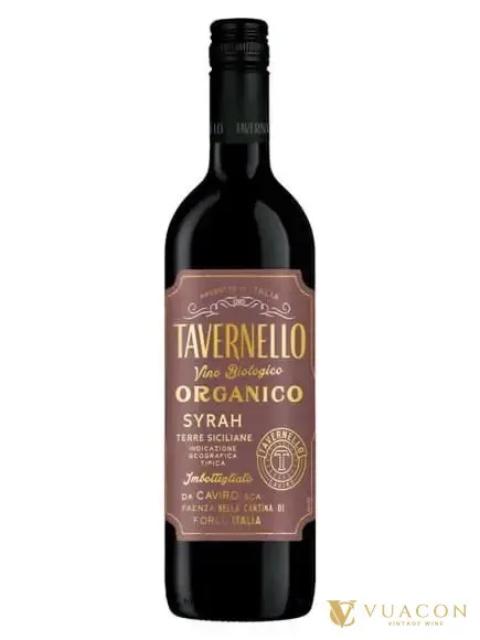 Tavernello Organico Syrah Terre Siciliane – Ý, 750ml