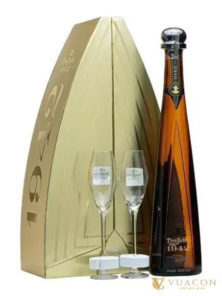 Hộp quà Tết Don Julio 1942 mẫu 2025 kèm chai và hai ly