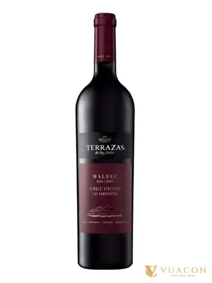 Chai Terrazas Single Vineyard Malbec, vang đỏ một vườn của Terrazas de los Andes